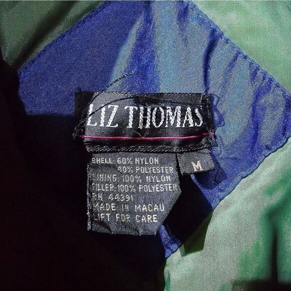 VINTAGE LIZ THOMAS 90’s Ski Jacket - Size Medium - Picture 5 of 5
